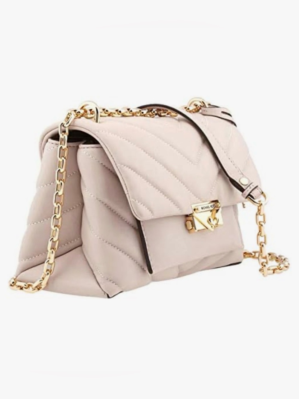 MICHAEL MICHAEL KORS Cece Extra-Small Quilted Leather Crossbody Bag.